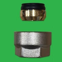 15mm Copper Pipe Manifold Nut- Eurocone