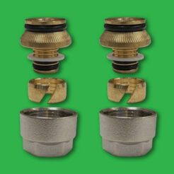 12/2mm x 1 PAIR - Multi, Pex,Pert, Underfloor Heating Manifold - Pipe Couplings COUPU12/2